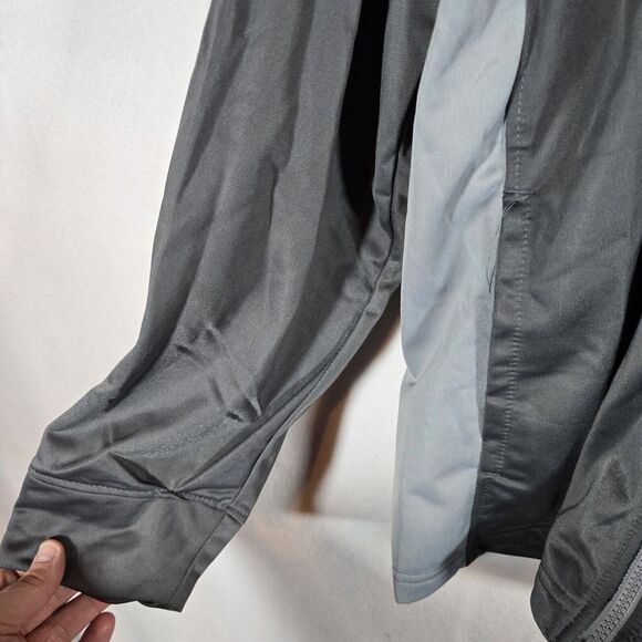 New Mens Spyder Empire Fleece Pockets Jacket Gray/grey Xl Full Zip - Picture 3 of 12